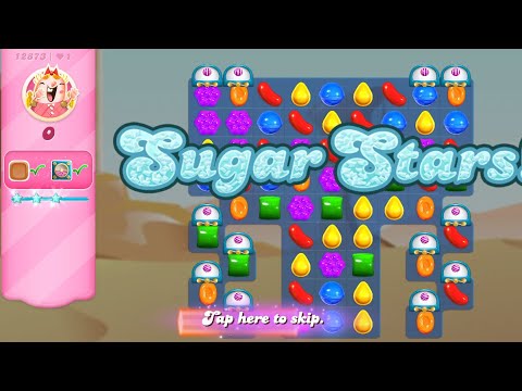 Candy Crush Saga Level 12873 (Sugar stars, No boosters)