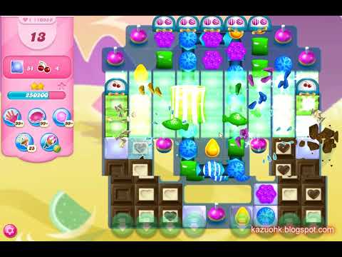 Candy Crush Saga Level 10986 (3 stars, No boosters)