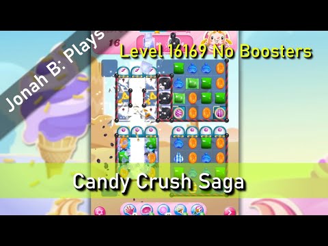 Candy Crush Saga Level 16169 No Boosters