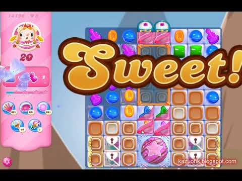 Candy Crush Saga Level 14196 (3 stars, NO boosters)