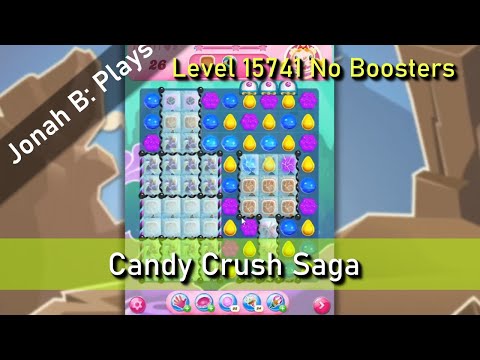 Candy Crush Saga Level 15741 No Boosters