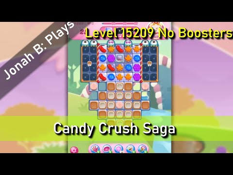 Candy Crush Saga Level 15209 No Boosters