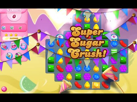 Candy Crush Saga Level 11740 (3 stars, No boosters)