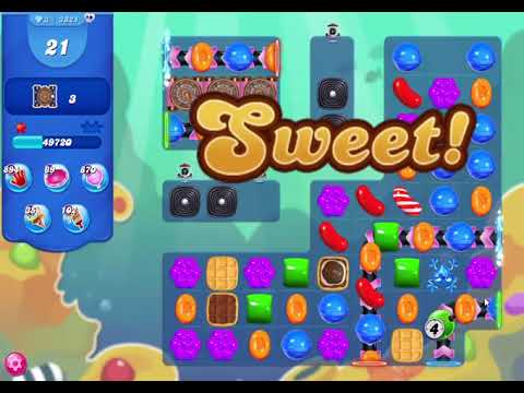 Candy Crush Saga Level 3821 NO BOOSTERS