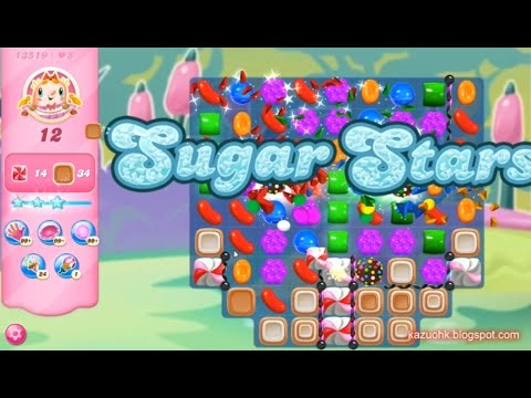 Candy Crush Saga Level 13519 (Sugar stars, No boosters)