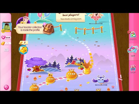 Candy Crush Saga LEVEL 7145 NO BOOSTERS LAST LEVEL