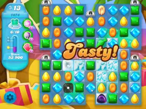 Candy Crush Soda Saga Level 1474 - NO BOOSTERS