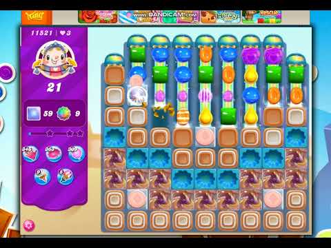 Candy Crush Saga Level 11521 - 29 Moves  NO BOOSTERS