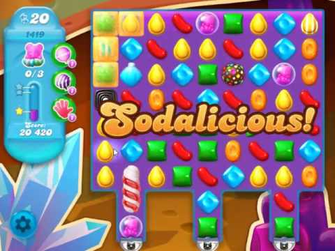 Candy Crush Soda Saga Level 1419 - NO BOOSTERS