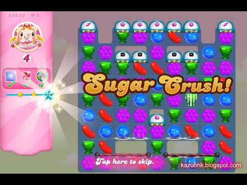 Candy Crush Saga Level 14417 (3 stars, NO boosters)