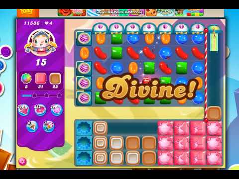 Candy Crush Saga Level 11586 - 23 Moves NO BOOSTERS