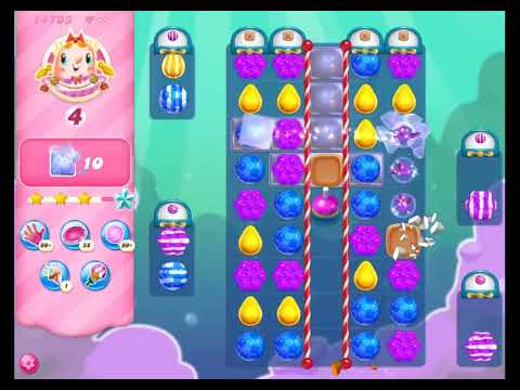 Candy Crush Saga Level 14703 - NO BOOSTERS | SKILLGAMING ✔️