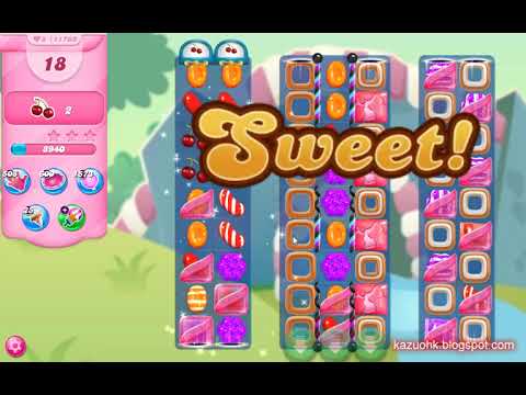 Candy Crush Saga Level 11763 (3 stars, No boosters)