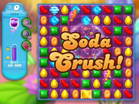 Candy Crush Soda Saga Level 1838 (NO boosters)