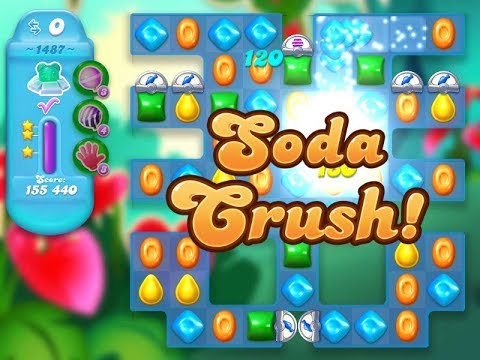 Candy Crush Soda Saga Level 1487 (3 stars, No boosters)