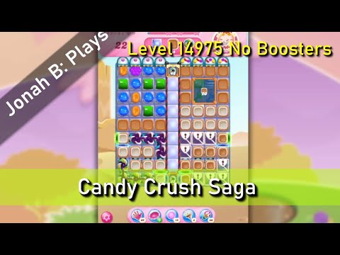 Candy Crush Saga Level 14975 No Boosters