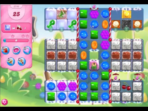 Candy Crush Saga Level 3748 NO BOOSTERS