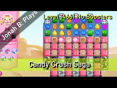 Candy Crush Saga Level 14661 No Boosters