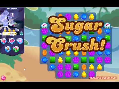 Candy Crush Saga Level 11383 (3 stars, No boosters, 5 fish version)