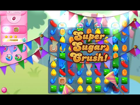 Candy Crush Saga Level 12356 (2nd version, 3 stars, No boosters)