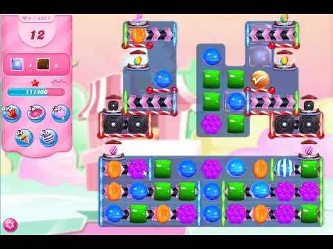 Candy Crush Saga Level 4377 NO BOOSTERS