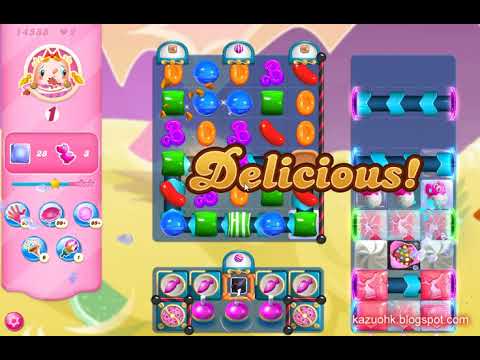 Candy Crush Saga Level 14588 (3 stars, NO boosters)