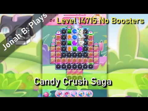 Candy Crush Saga Level 14715 No Boosters