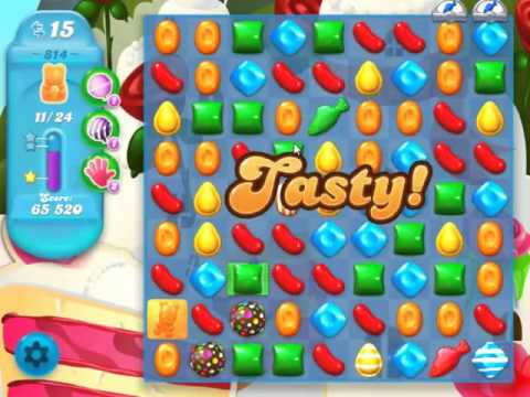 Candy Crush Soda Saga Level 814 - NO BOOSTERS