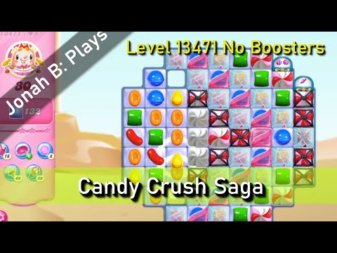 Candy Crush Saga Level 13471 No Boosters