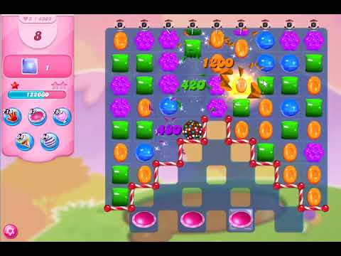 Candy Crush Saga Level 4302 NO BOOSTERS