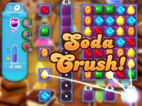 Candy Crush Soda Saga Level 1741 (No boosters)