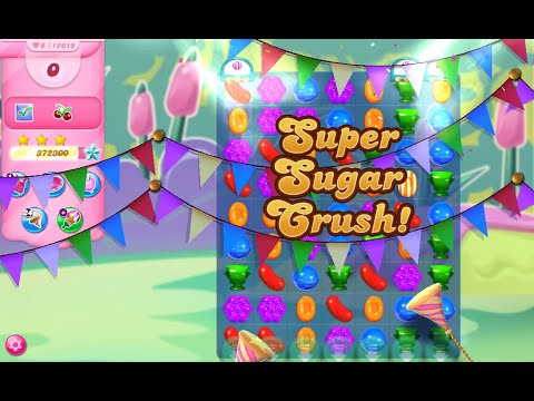 Candy Crush Saga Level 12619 (3 stars, 2nd version)