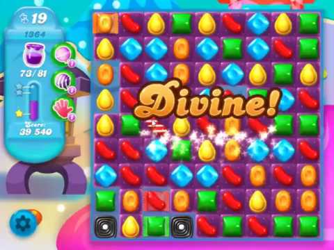 Candy Crush Soda Saga Level 1364 - NO BOOSTERS