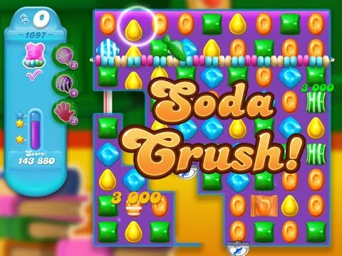 Candy Crush Soda Saga Level 1697 (No boosters)