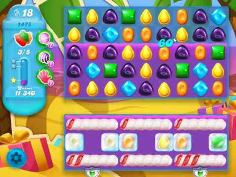 Candy Crush Soda Saga Level 1478 - NO BOOSTERS