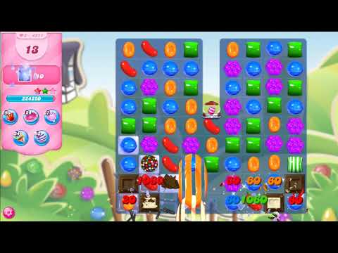 Candy Crush Saga Level 4877 NO BOOSTERS