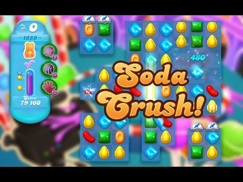 Candy Crush Soda Saga Level 1659 (No boosters)