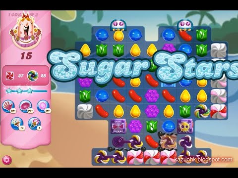 Candy Crush Saga Level 14082 (Sugar stars, No boosters)