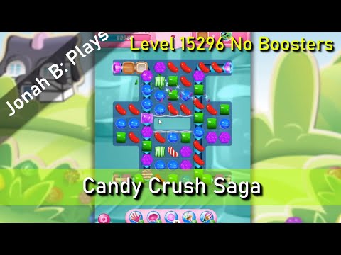 Candy Crush Saga Level 15296 No Boosters