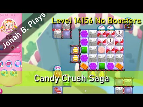 Candy Crush Saga Level 14156 No Boosters