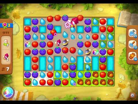 Garden Scapes Level 1777 no boosters (18 moves)