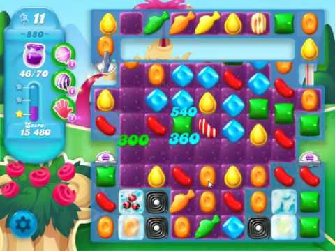 Candy Crush Soda Saga Level 880 - NO BOOSTERS