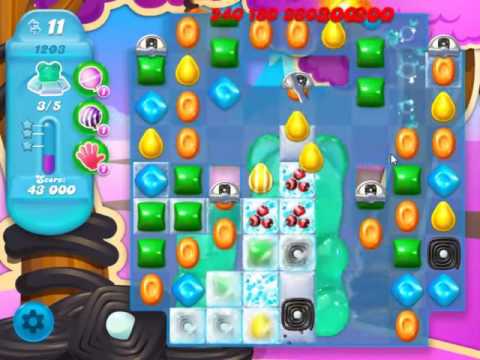 Candy Crush Soda Saga Level 1203 - NO BOOSTERS