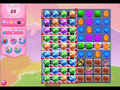 Candy Crush Saga Level 3918 NO BOOSTERS