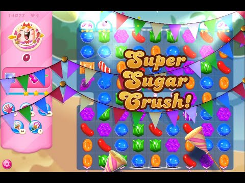 Candy Crush Saga Level 14077 (3 stars)