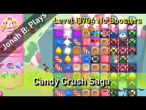 Candy Crush Saga Level 13704 No Boosters