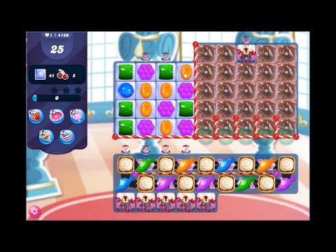 Candy Crush Saga Level 4160 NO BOOSTERS