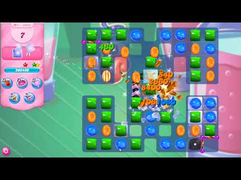 Candy Crush Saga Level 4923 NO BOOSTERS