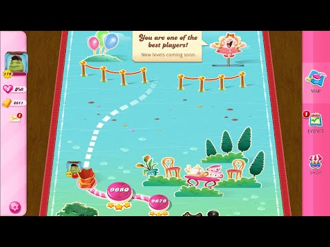 Candy Crush Saga LAST Level 9680 NO BOOSTERS