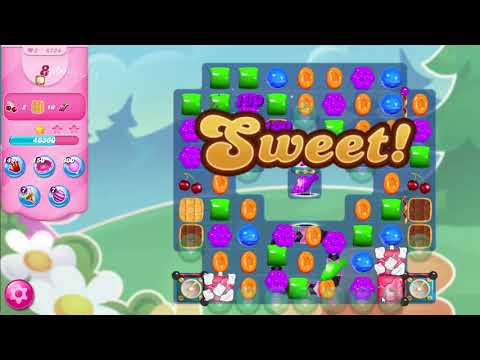 Candy Crush Saga Level 8724 NO BOOSTERS